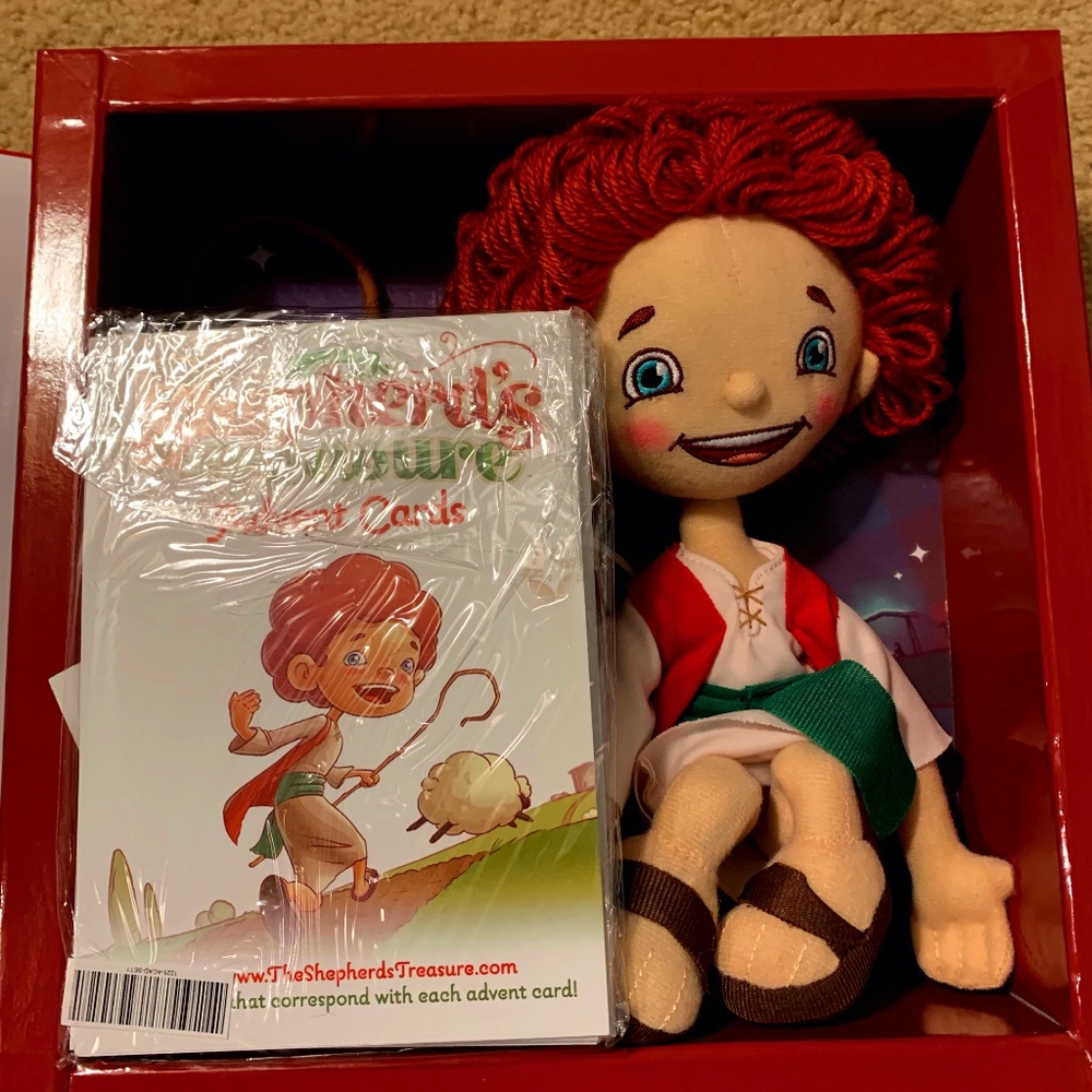SHEPHARDS TREASURE interactive book and doll